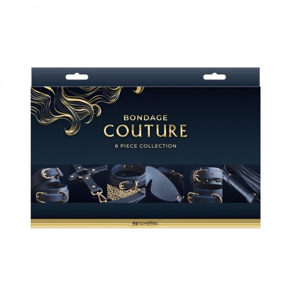 NS Novelties Bondage Couture 6 Piece Kit Blue