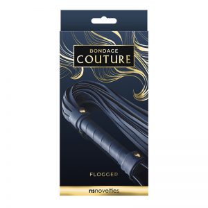 Bondage Couture Flogger Blue