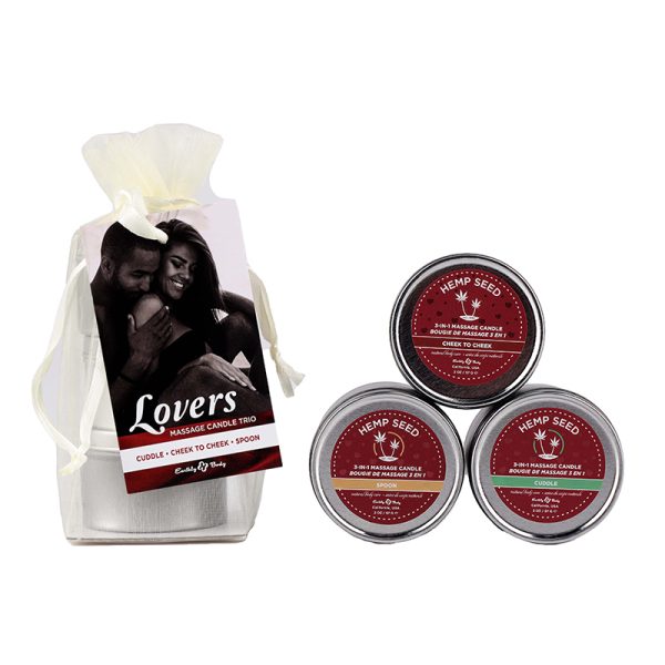 Valentine’s Day Candle Trio Cuddle, Cheek to Cheek & Spoon